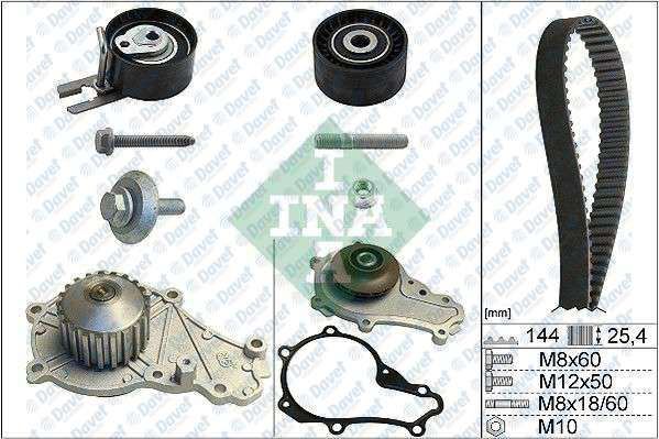 INA 530023930 Eksantrik Kiti Devirdaimli P206 P207 P307 C1 C2 C3 (I Ii Ii) C3 Pluriel Xsara Ii 1.4 Hdi 8v Fiesta 1.4tdci Dv4td